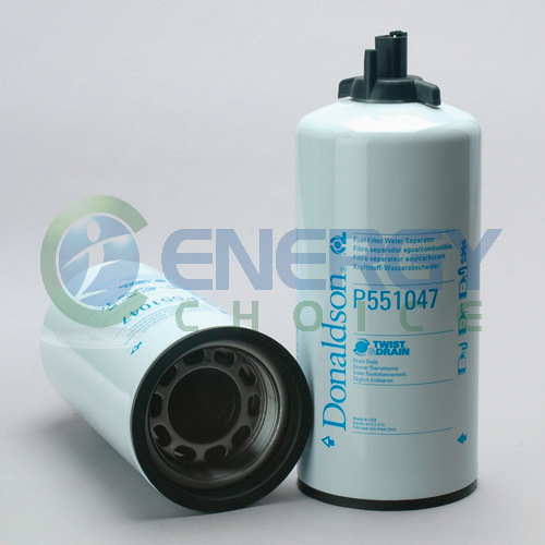 Fuel Filter, Water Separator Spin-On Twist and Drain, Donaldson, P551047